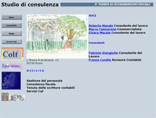 Tablet Screenshot of fiscalteam.it